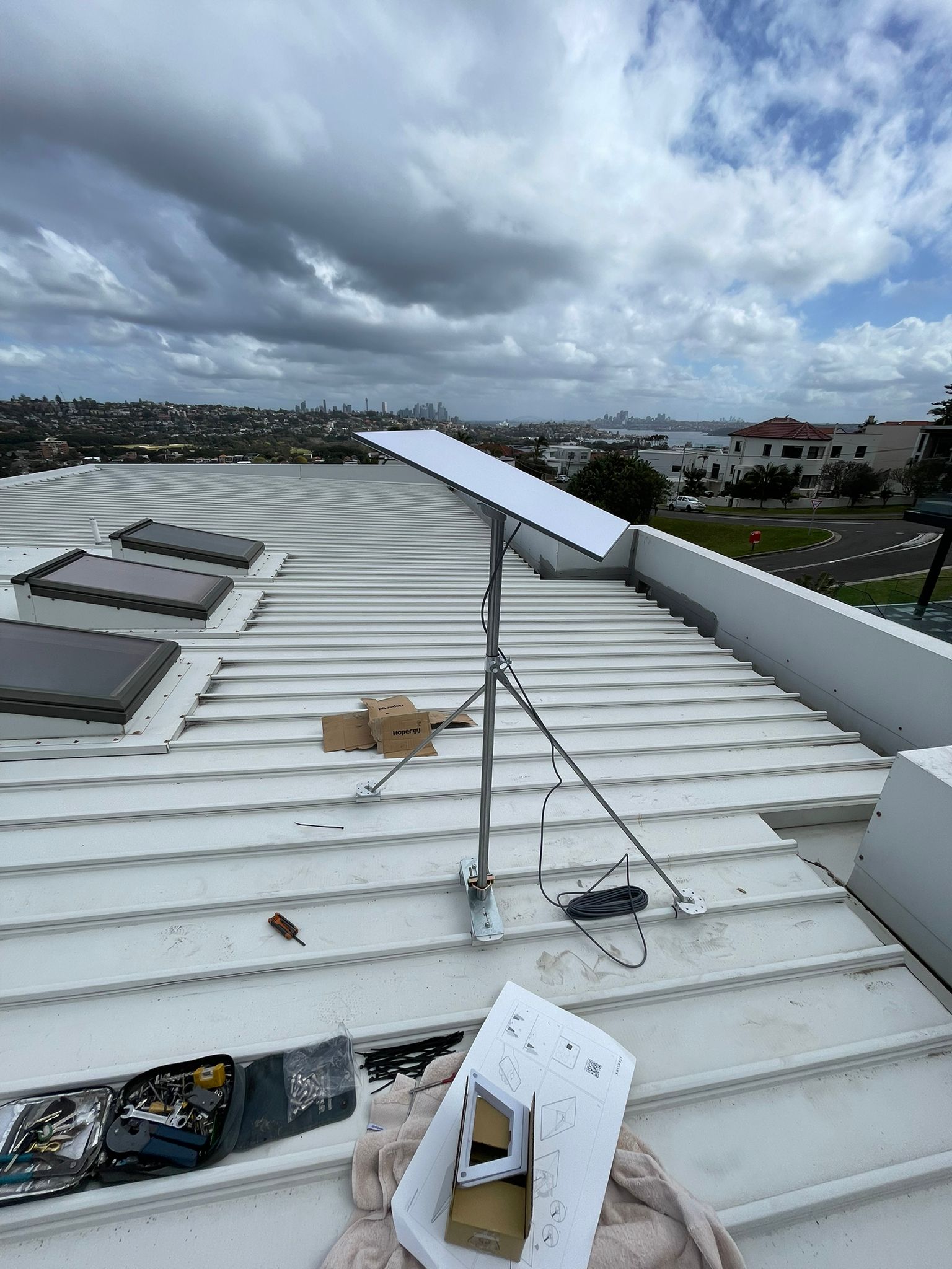 commercial Starlink installation